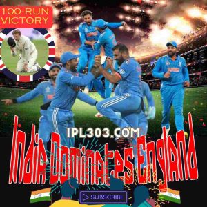 India Dominates England with a 100-Run Victory in the ICC World Cup 2023

LUCKNOW, October 29 - Rohit Sharma-led India exhibited a stellar performance against England, securing a convincing 100-run victory in the 2023 ICC World Cup match held at the Ekana Cricket Stadium. ipl303.com